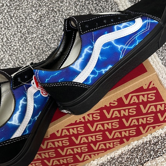 Vans Old Skool Lightning Black/Blue WMNS - Picture 15 of 16